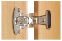 Hammerbacher Büroschrank 6910 SOLIDplus Sockelblende abschließbar 5OH (BxTxH) 100x42x200,4cm SG Weiß/Eiche
