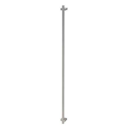 Garderobenschrank 7200 SOLID nicht abschließbar (BxTxH) 80x42x200,4cm Nussbaum/Silber Chromgriff