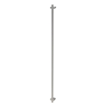 Garderobenschrank 7200 SOLID nicht abschließbar (BxTxH) 80x42x200,4cm Nussbaum/Silber Chromgriff