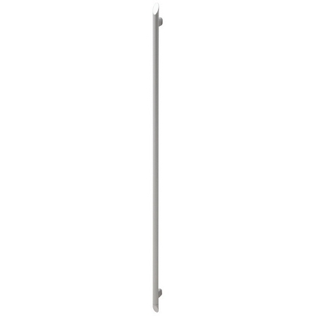 Garderobenschrank 7200 SOLID nicht abschließbar (BxTxH) 80x42x200,4cm Nussbaum/Silber Chromgriff