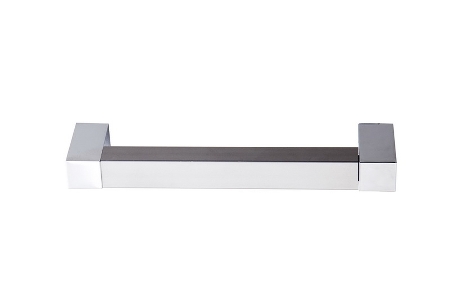 Kombischrank 7600 SOLIDplus Regal 3OH +4 Schubladen unten (BxTxH) 40,6x42x200,4cm Weiß/Eiche Chromgriff