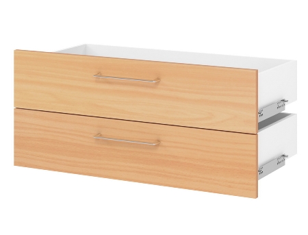 Hammerbacher Schubladen-Set 918S2 1OH Advanced 9 (BxHxT) 79,6x17,3x35cm Asteiche