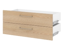 Hammerbacher Schubladen-Set 918S2 1OH Advanced 9 (BxHxT) 79,6x17,3x35cm Asteiche
