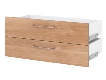 Hammerbacher Schubladen-Set 918S2 1OH Advanced 9 (BxHxT) 79,6x17,3x35cm Asteiche