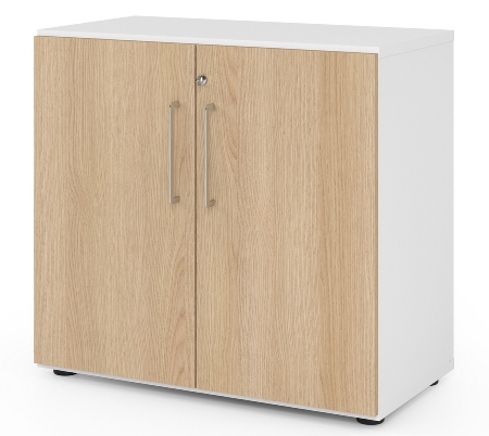 Hammerbacher Flügeltürenschrank 938T3 Advanced 9 "Klick" 3OH (BxTxH) 80x41,7x110cm Graphit/Grau