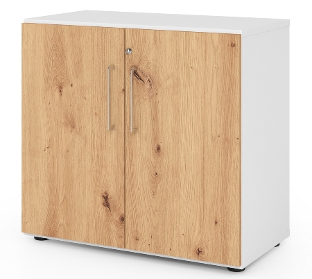 Hammerbacher Flügeltürenschrank 938T3 Advanced 9 "Klick" 3OH (BxTxH) 80x41,7x110cm Graphit/Grau