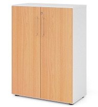 Hammerbacher Flügeltürenschrank 938T3 Advanced 9 "Klick" 3OH (BxTxH) 80x41,7x110cm Graphit/Grau