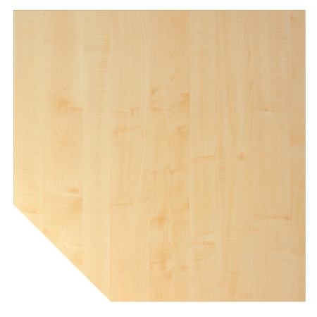 Hammerbacher RT12 Verkettungsplatte (BxT) 120x120cm Trapezform mit Stützfuß