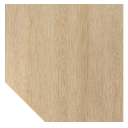 Hammerbacher RT12 Verkettungsplatte (BxT) 120x120cm Trapezform mit Stützfuß
