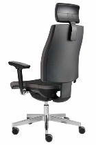 Bürodrehstuhl SDP1/D Premium Design-Bezug Schwarz