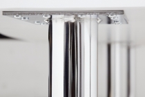 Hammerbacher Konferenztisch K-Serie SETK4 (BxTxH) 320x240x72-74cm Graphit/Chrom