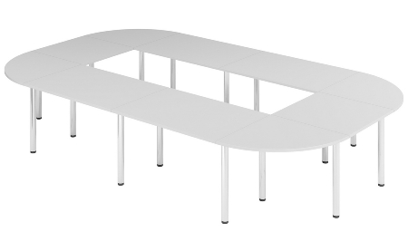 Hammerbacher Konferenz-/Besprechungstisch SetK5 (BxT) 400x 240cm