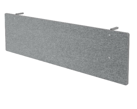 Hammerbacher Knieraumblende SIA12 Akustik für 120cm breite Tische Grau