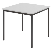 Hammerbacher Besprechungstisch VS12/D Vierkantfuß Schwarz (BxTxH) 120x80x72cm Buche