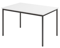 Hammerbacher Besprechungstisch VS12/D Vierkantfuß Schwarz (BxTxH) 120x80x72cm Buche