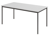 Hammerbacher Besprechungstisch VS12/D Vierkantfuß Schwarz (BxTxH) 120x80x72cm Buche