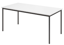 Hammerbacher Besprechungstisch VS12/D Vierkantfuß Schwarz (BxTxH) 120x80x72cm Buche