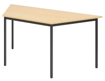 Hammerbacher Besprechungstisch VS12/D Vierkantfuß Schwarz (BxTxH) 120x80x72cm Buche