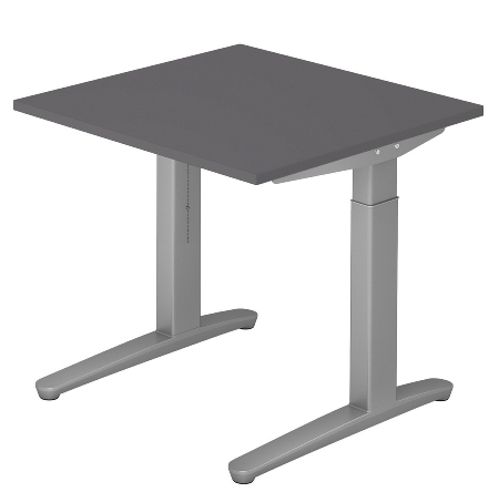 Hammerbacher XB12 Schreibtisch C-Fuß (BxT) 120x80cm Weiß/WeißPo