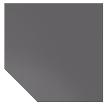 Trapezplatte XBT12 120x120cm mit Konsole+Stützfuss Asteiche/Graphit