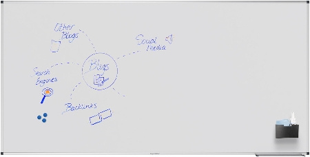 Legamaster 7-108275 UNITE Whiteboard Plus 120x200cm