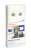 Legamaster 7-181700 Glasboard Magnet Silber Packung 6 Stück