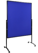 Legamaster 7-205210 Moderationswand Premium Plus KLAPPBAR 150x120cm Textil blaugrau