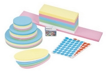 Legamaster 7-252199 Moderationskarte Rechteck 10x20cm farbsortiert Packung 500 Stück