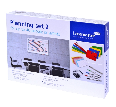 Legamaster 7-435200 Plan-Set 2 für 40 Personen/Objekte