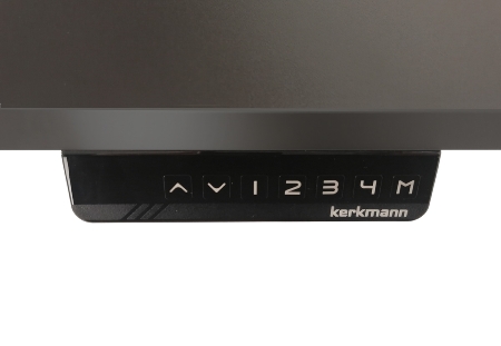 Kerkmann 0410 MOVE 4 NEU Sitz-/Stehtisch (BxTxH) 140x80x64-129cm elektr. Höhenverstellung Anthrazit/Silber