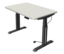 Steh-/Sitztisch Move Professional (BxTxH) 120 x 80 x 64-129cm Anthrazit/Weiß