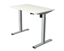 Kerkmann Sitz-/Stehtisch MOVE 1 eco (BxT) 100x60 cm elektrische Höhenverstellung 73-123 cm Silber/Weiß