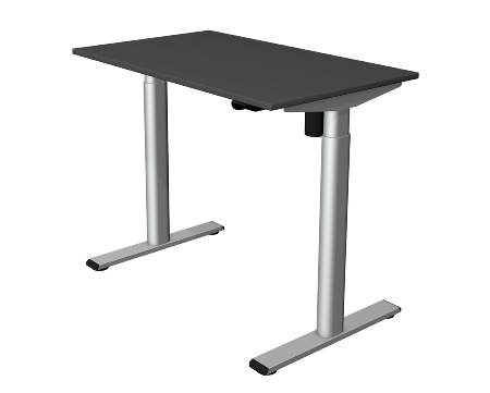 Kerkmann Sitz-/Stehtisch MOVE 1 eco (BxT) 100x60 cm elektrische Höhenverstellung 73-123 cm Silber/Anthrazit