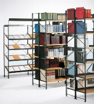 Kerkmann 1310 Bibliotheks-Regalfeld Libra 5 Holzböden mit Anschlag (TxBxH) 250x1000x1930mm S/Buche