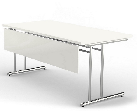Kerkmann 3719 Knieraumblende für Schreibtische mit Tischbreite 160+180cm - Weiß