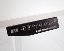 Kerkmann 1804 Steh-/Sitztisch Move 1 anthrazit elektr. höhenverstellbar (BxTxH) 100x60x74-123cm Grafit