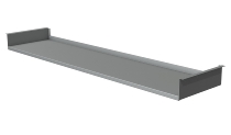 Ablageboard für Move 3 Premium ab Tischbreite 160 cm (BxTxH 140x32,5x10cm)
