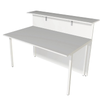 Kerkmann 3268 Grundtheke Atlantis 3 beidseitig gerade (BxTxH) 1350x920x1080mm Weiß/Grafit