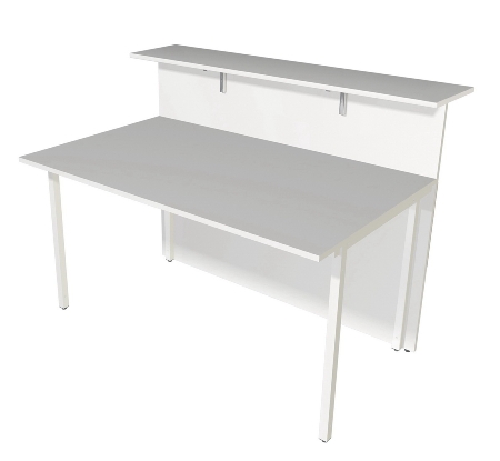 Kerkmann 3268 Grundtheke Atlantis 3 beidseitig gerade (BxTxH) 1350x920x1080mm Weiß/Grafit