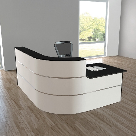 Kerkmann 3853 Empfangstheke Cento 4 (BxTxH) 1950 x 1800 x 1100 mm