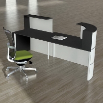 Kerkmann 3854 Empfangstheke Cento 5 (BxTxH) 2800 x 950 x 1100 mm