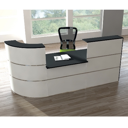 Kerkmann 3854 Empfangstheke Cento 5 (BxTxH) 2800 x 950 x 1100 mm