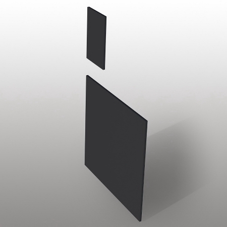 Kerkmann 3862 Seitenelement Cento (klein) (BxTxH) 370 x 16 x 250 mm