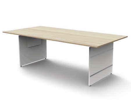 Kerkmann 4427.1 Schreibtisch Form 4 Wangengestell (BxTxH) 180 x 80cm höhenverstellbar 68-76cm Anthrazit