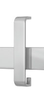 Kerkmann 6405 Wandgarderobe AROSA Element mit 6 Haken Alusilber