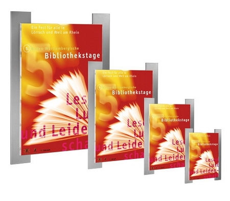 Kerkmann 6530 Plakathalter LOOK DIN A4 (BxTxH) 266x20x354mm 3er-Pack