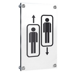 Kerkmann 6951 SiGN Wandschild A4 (BxH) 210x297mm Acrylglas
