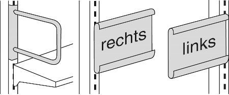 Kerkmann 8970 Gangschild Univers RECHTS