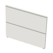 Kerkmann Empfangstheke Atlantis 1 (BxT) 2750x920mm - 1x 3456, 1x 3394, 2x 3399 Weiß/Glas
