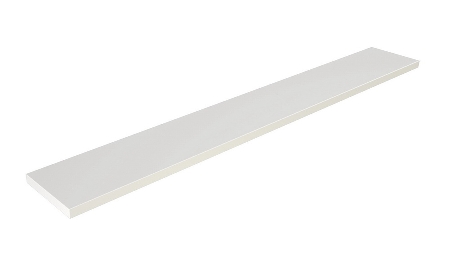 Kerkmann Empfangstheke Atlantis 1 (BxT) 2750x920mm - 1x 3456, 1x 3394, 2x 3399 Weiß/Glas
